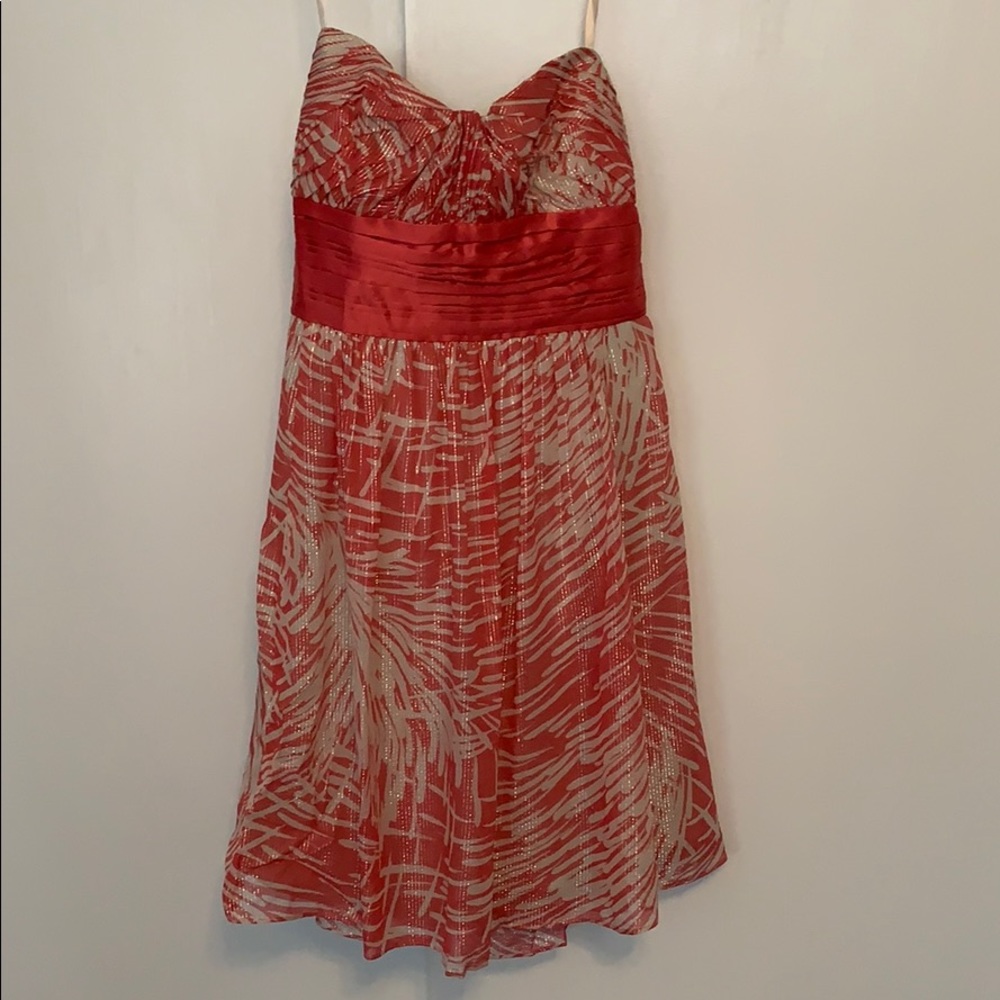 BCBG strapless dress size 2